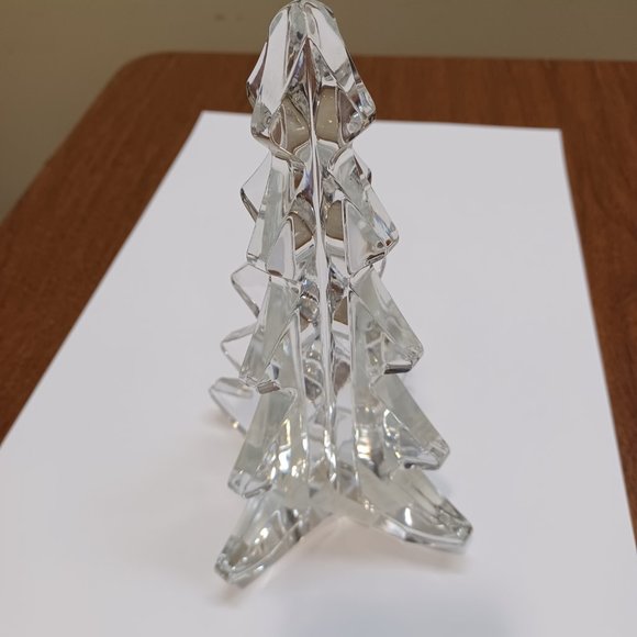 FINAL Mark down  Pair (2)  Vintage Crystal Christmas Tree  by Mikasa 1990's - Picture 2 of 4